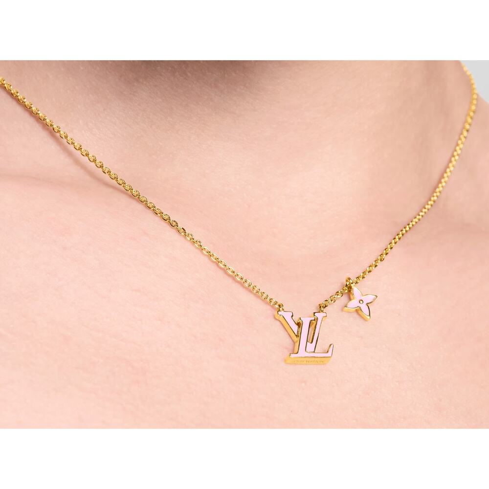 Louis Vuitton LV Iconic Enamel Necklace - Pink (LVXX012) - Picture 4 of 4